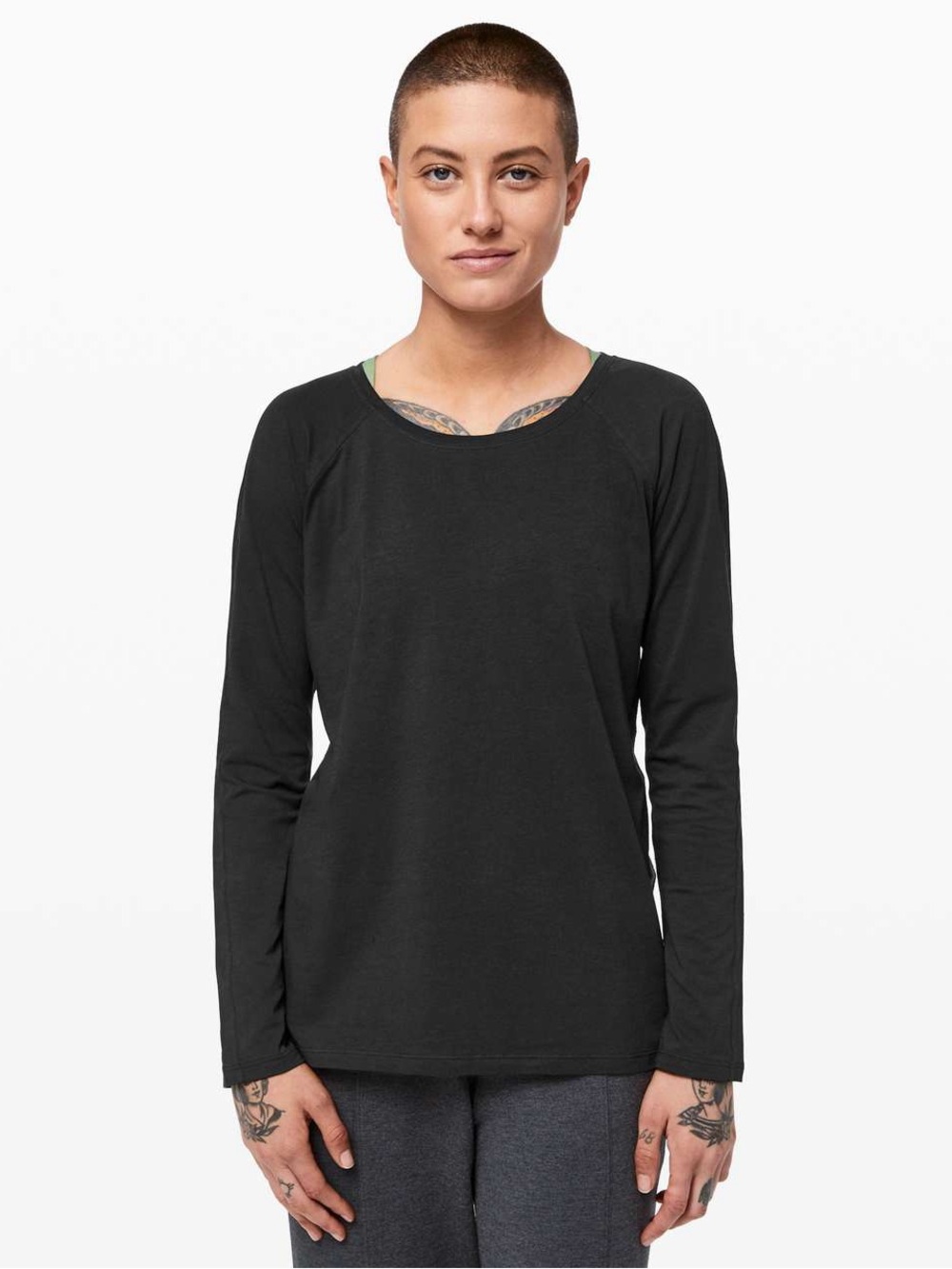 Lululemon Emerald Long Sleeve in Black